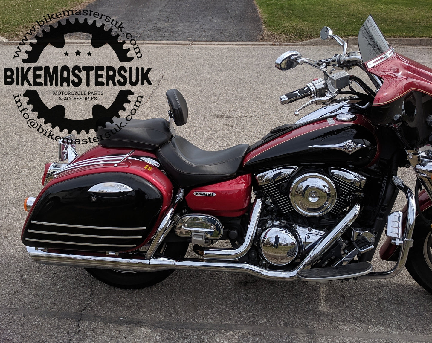 Adjustable Rider Backrest - Kawasaki VN 1600 Vulcan Classic