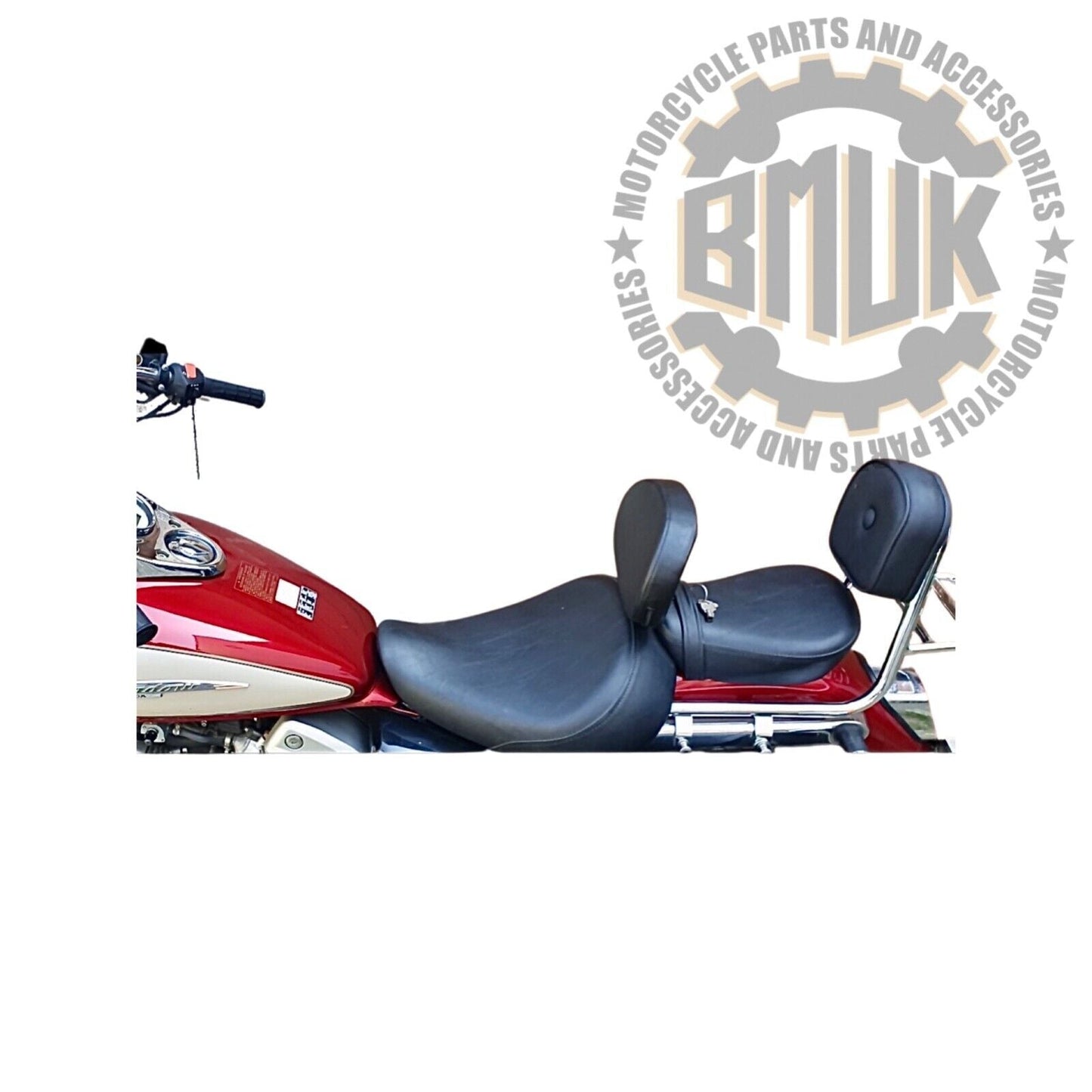 Adjustable Rider Backrest - Honda VT 600 Shadow