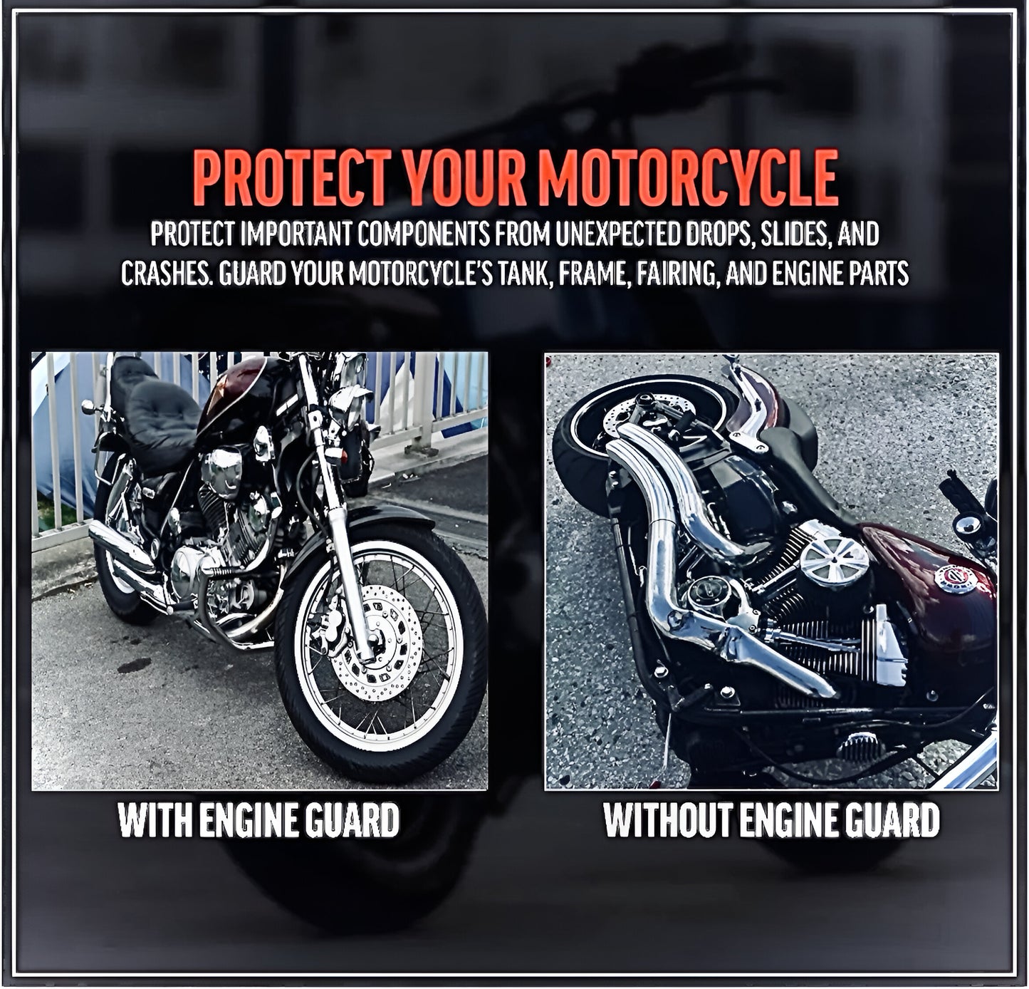 Custom Crash Bar - KAWASAKI VN 1600 VULCAN