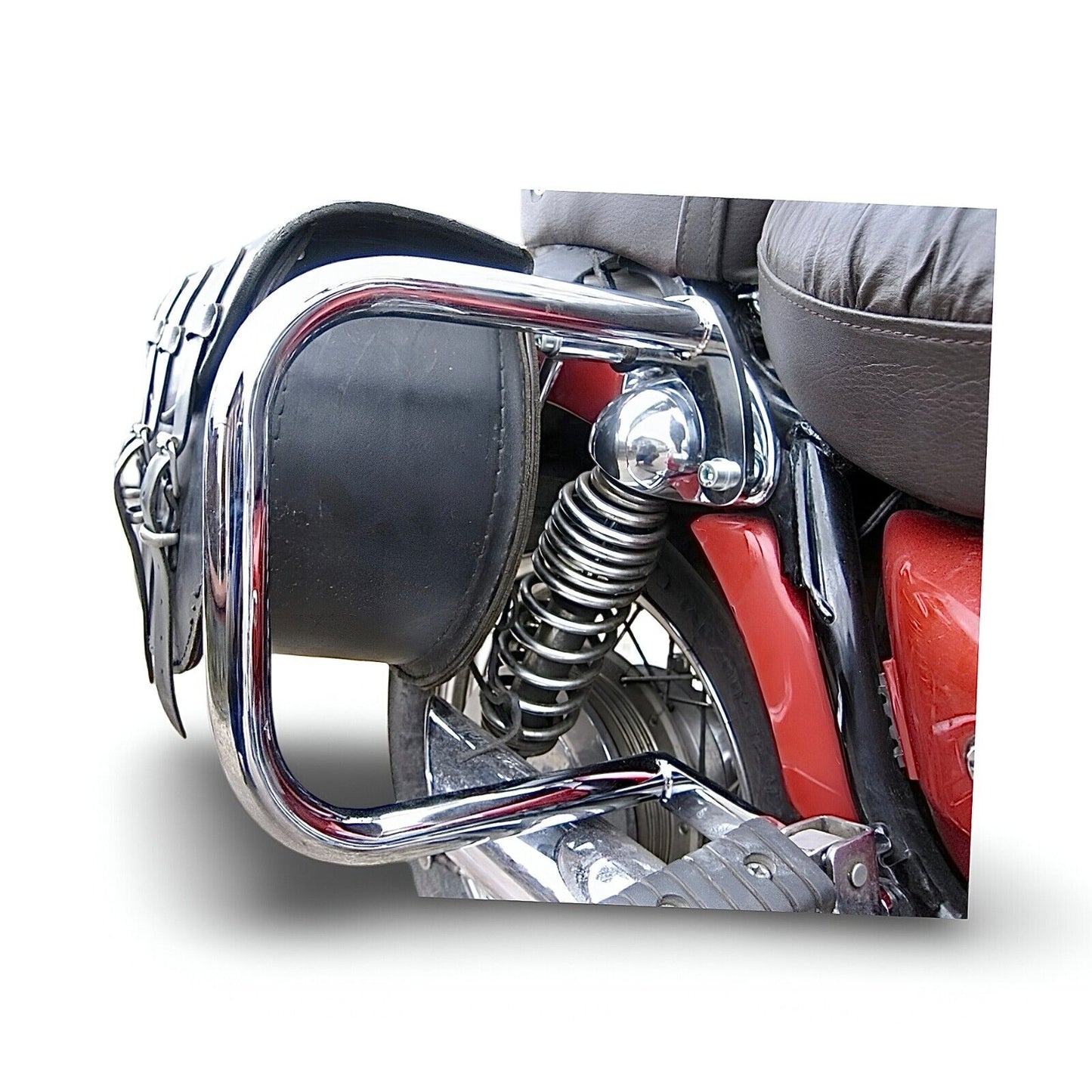 Kawasaki VN 900 Vulcan Rear Crash Bars – Saddlebags & Panniers Guard Set Bars