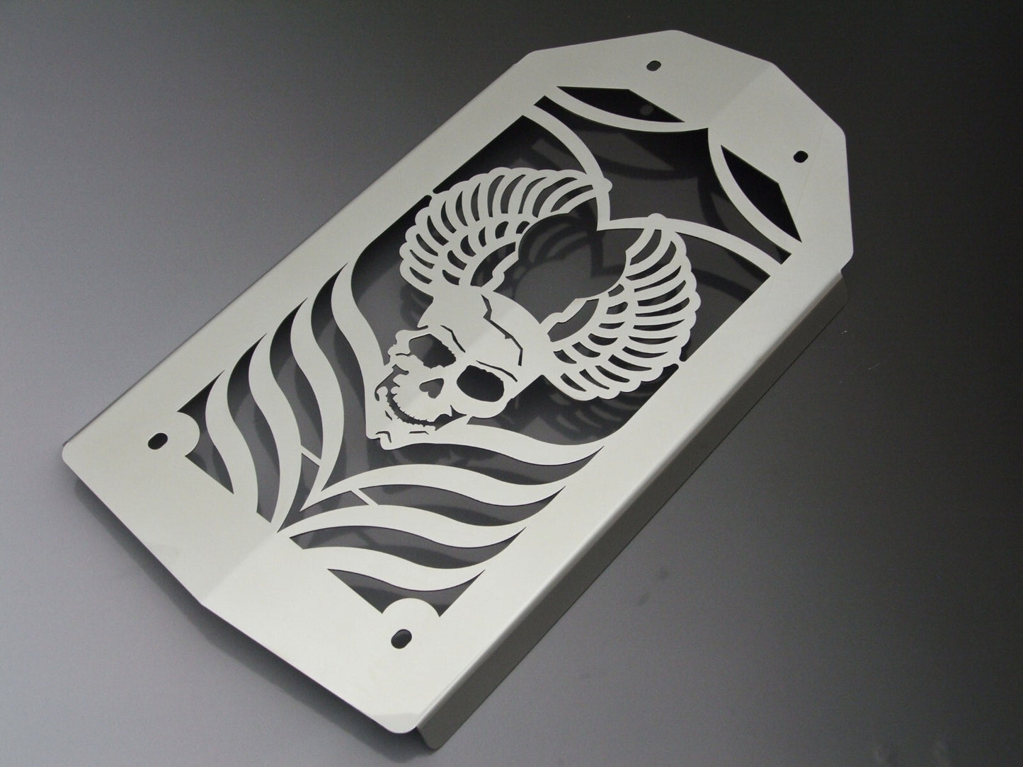 Kawasaki VN 2000 VN2000 Vulcan - Radiator Protective Guard Cover - Skull Design