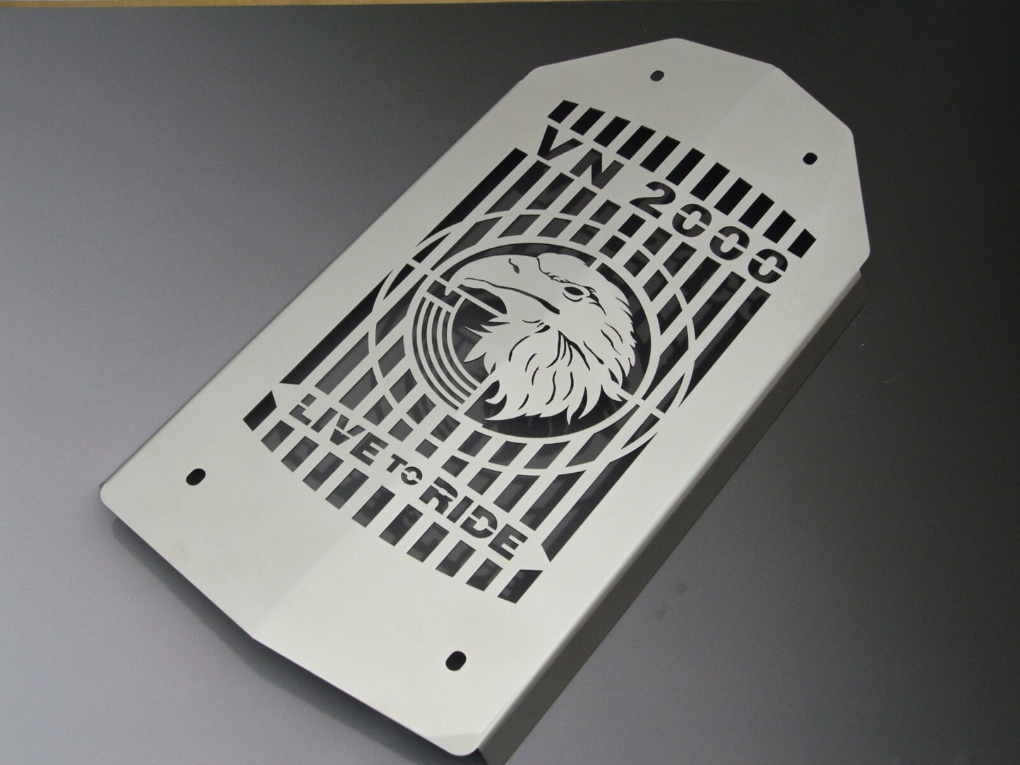 Kawasaki VN 2000 VN2000 Vulcan - Radiator Protective Guard Cover - Eagle Design