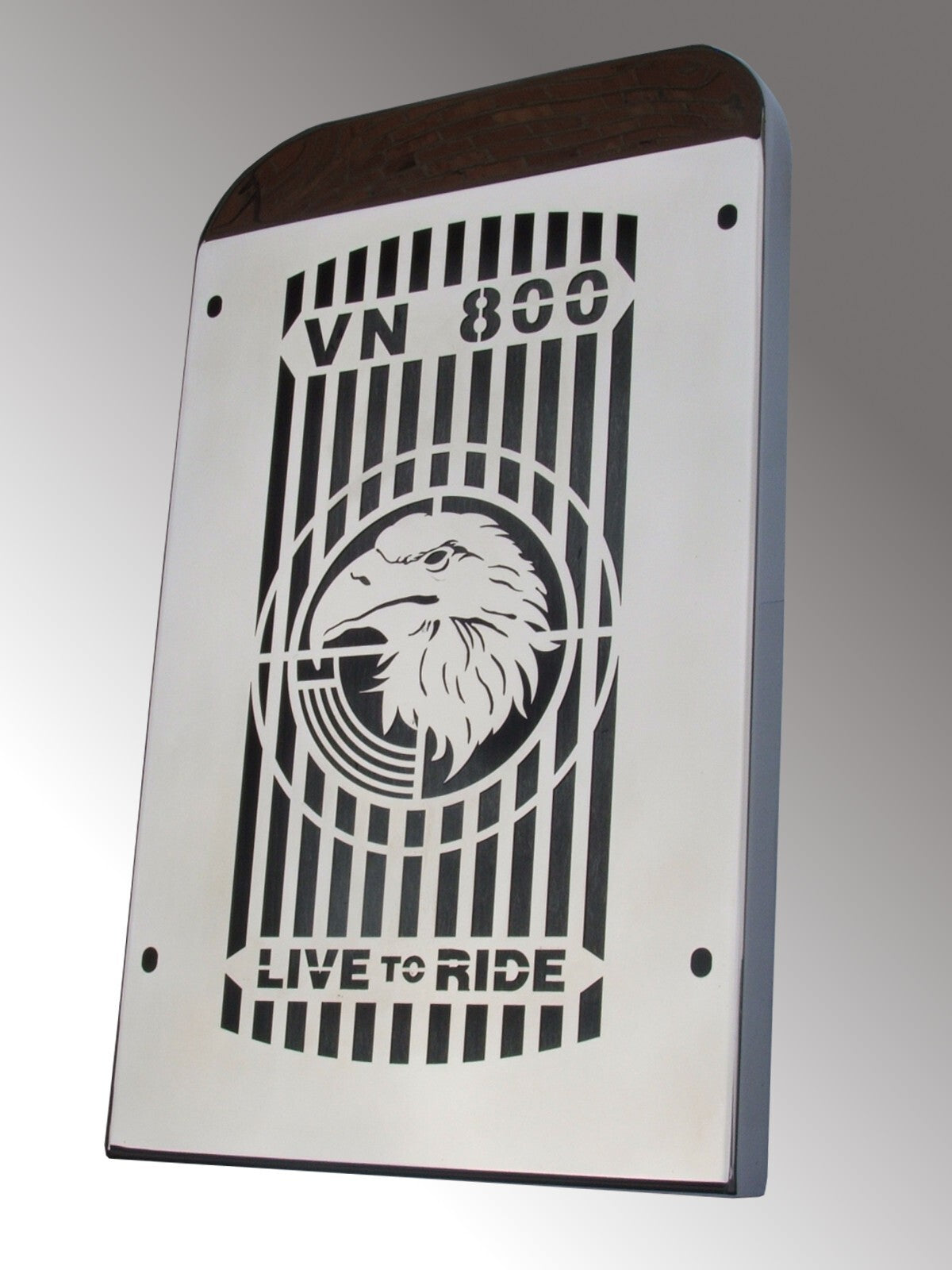 Kawasaki VN800 Vulcan Custom - Radiator Protective Guard Cover - Eagle Design