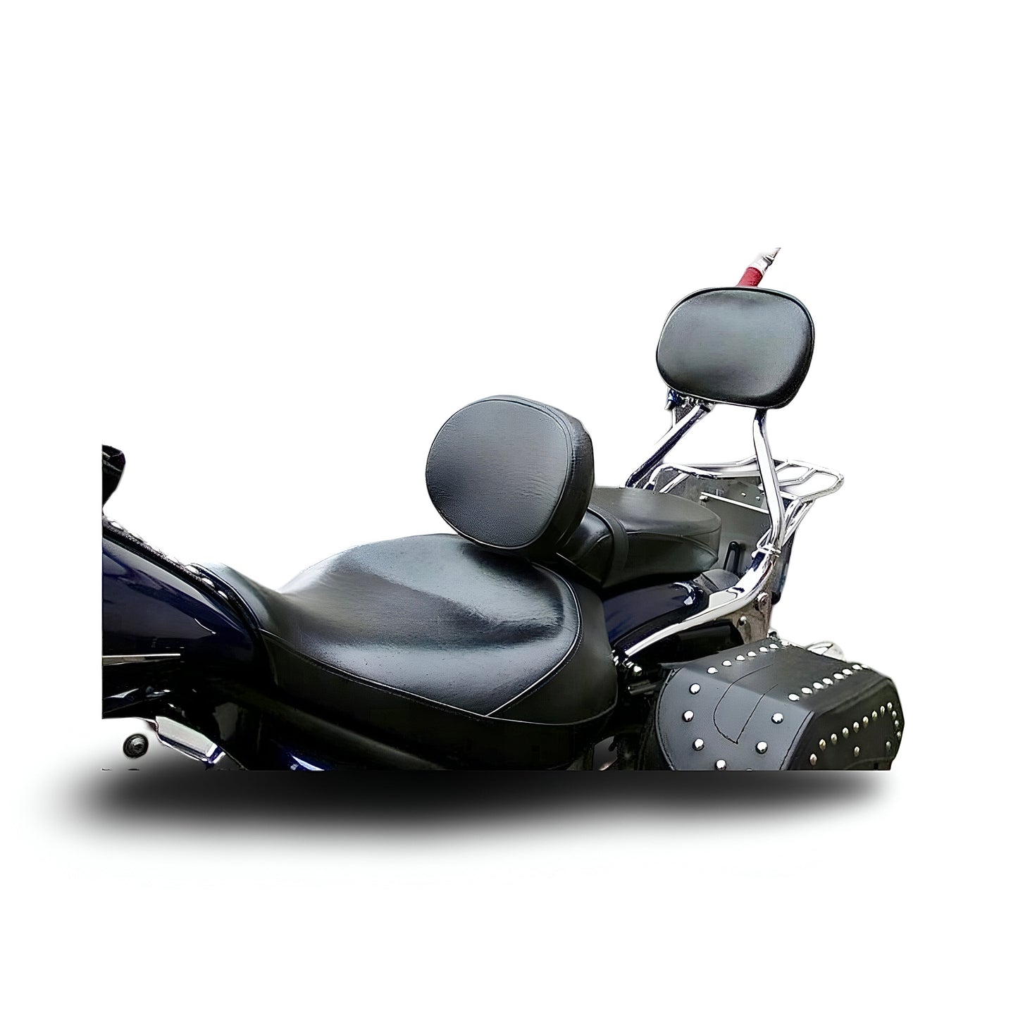Classic Rider Backrest | BLACK - Yamaha XV 535 Virago | STAR