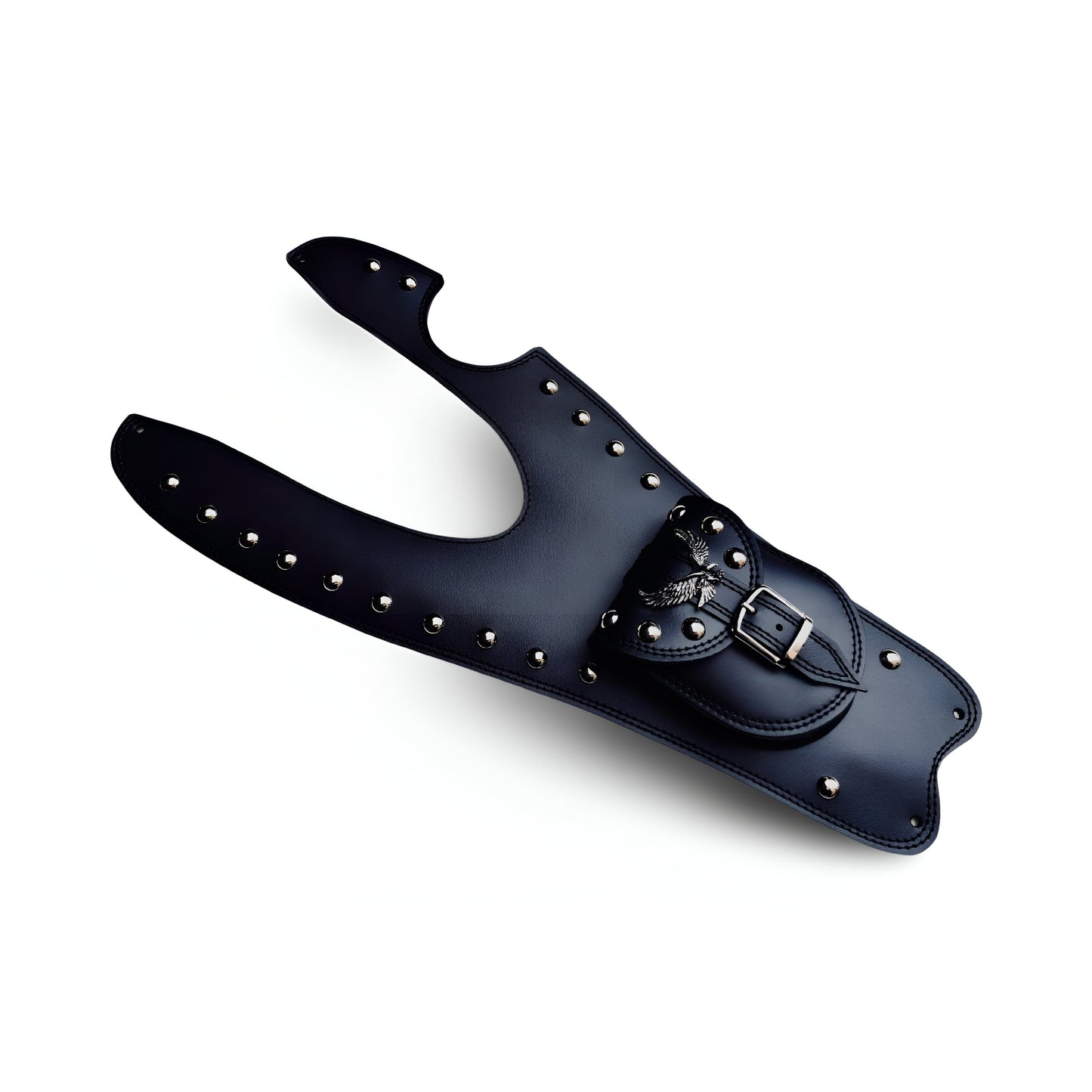 Leather Tank Panel - KAWASAKI VN 800 VULCAN | BLACK