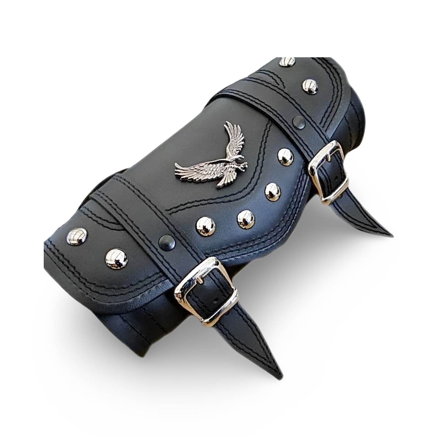 BIKEMASTERSUK | BMUK | Motorcycle handlebar leather tool roll fork bag case | All models Yamaha | Honda | Suzuki | Kawasaki. All products are manufactured in small quantities with attention to detail, therefore, we can guarantee perfect compatibility