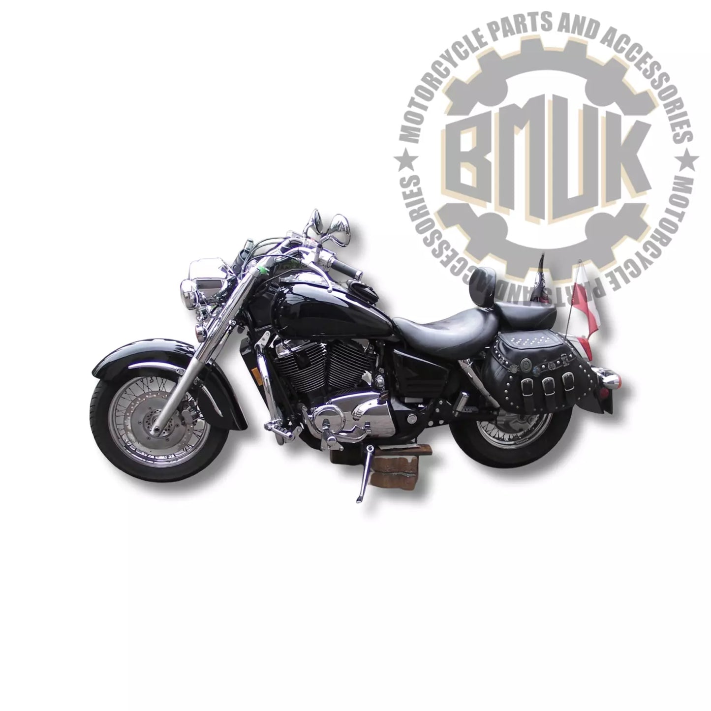 Semi-Adjustable Rider Backrest - Honda VT 1100 Shadow C3 Aero