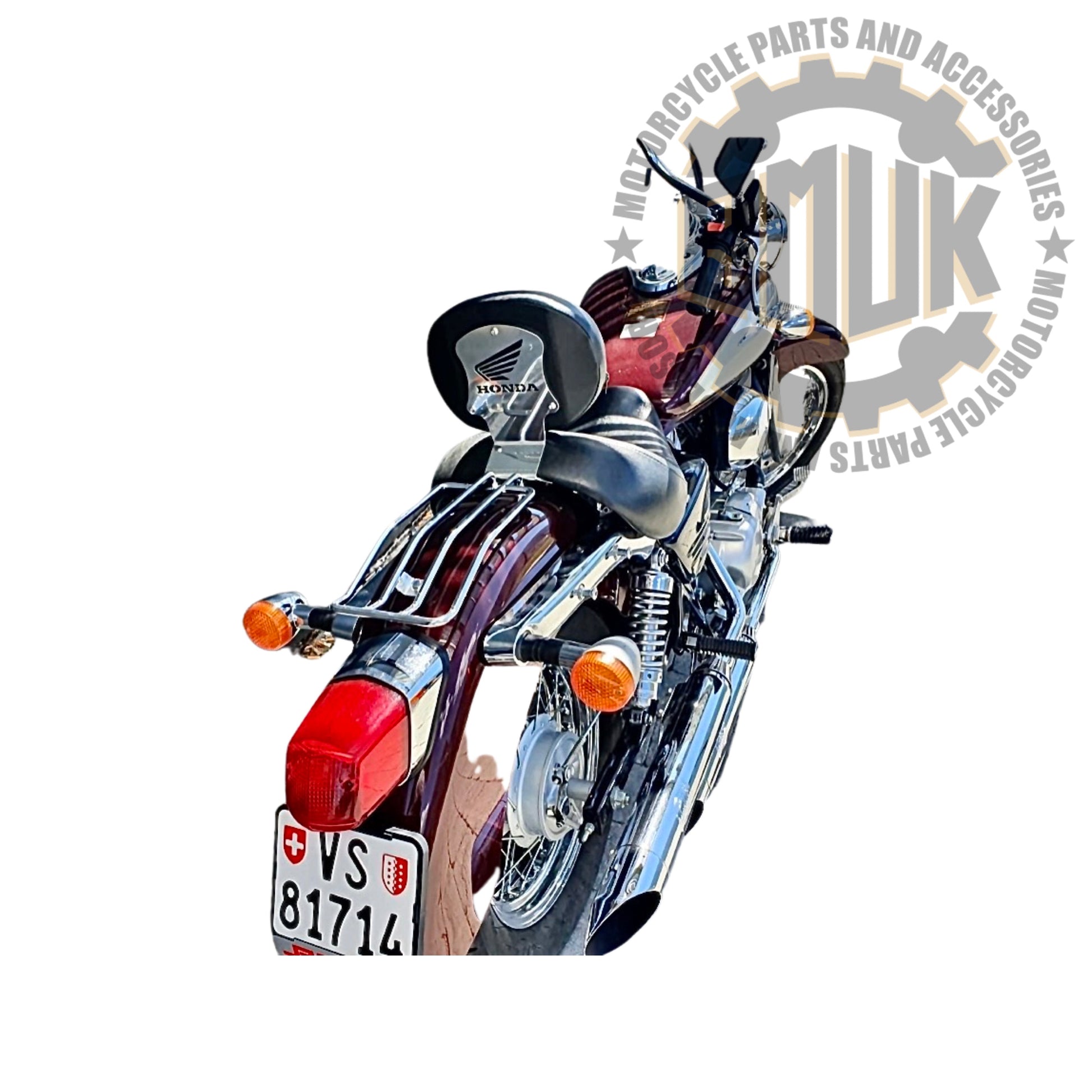 Classic Rider Backrest - Honda VT 125 Shadow