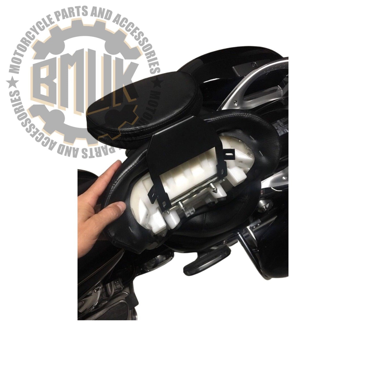 Semi-Adjustable Rider Backrest - Kawasaki  VN 1700 Vulcan Classic