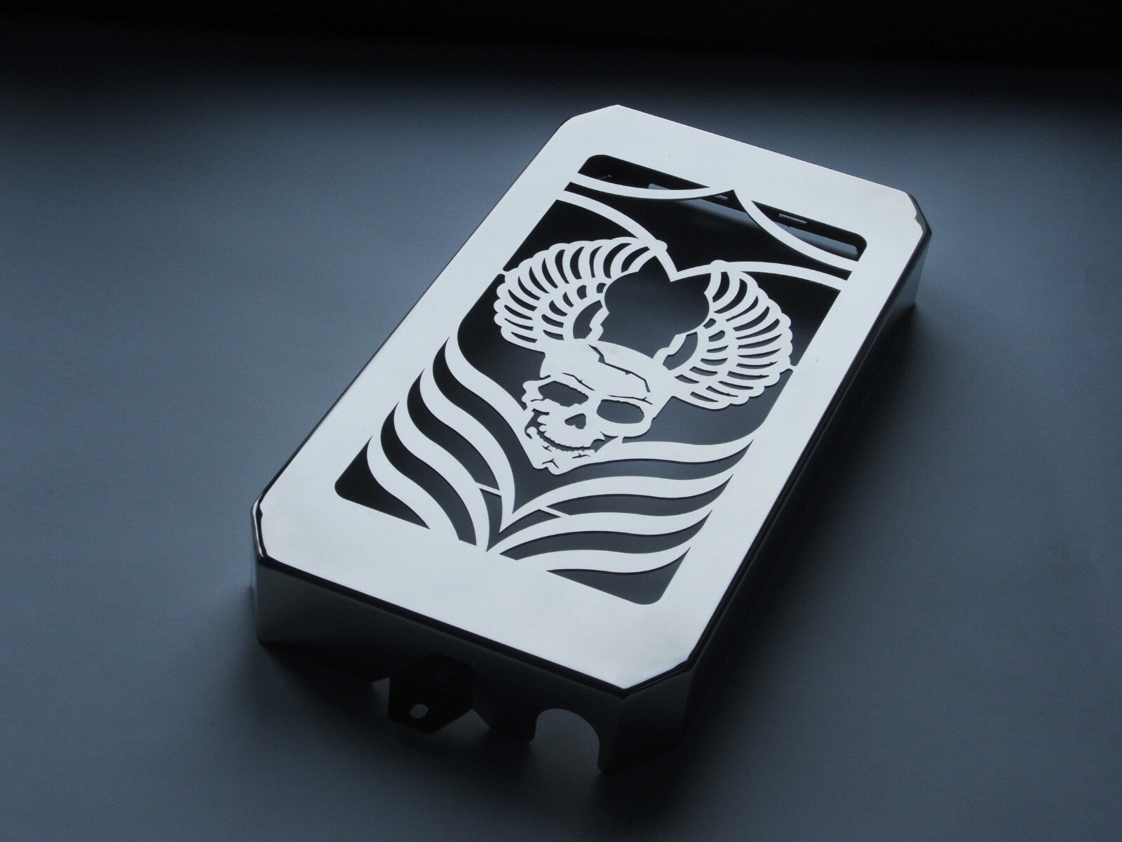 ​Honda VT1100 Shadow - Skull - Radiator Guard Cover - Protective Grille Shield