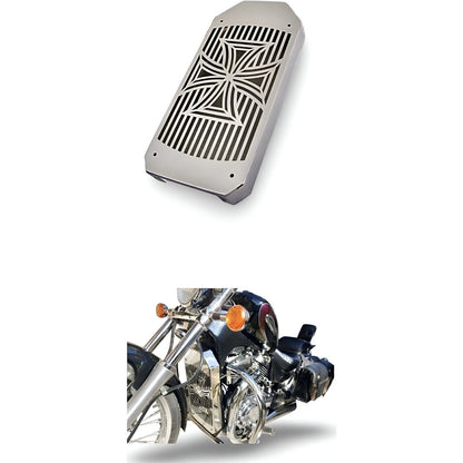 Stainless Steel Radiator Guard Cover for Suzuki VS800 Intruder | CROSS