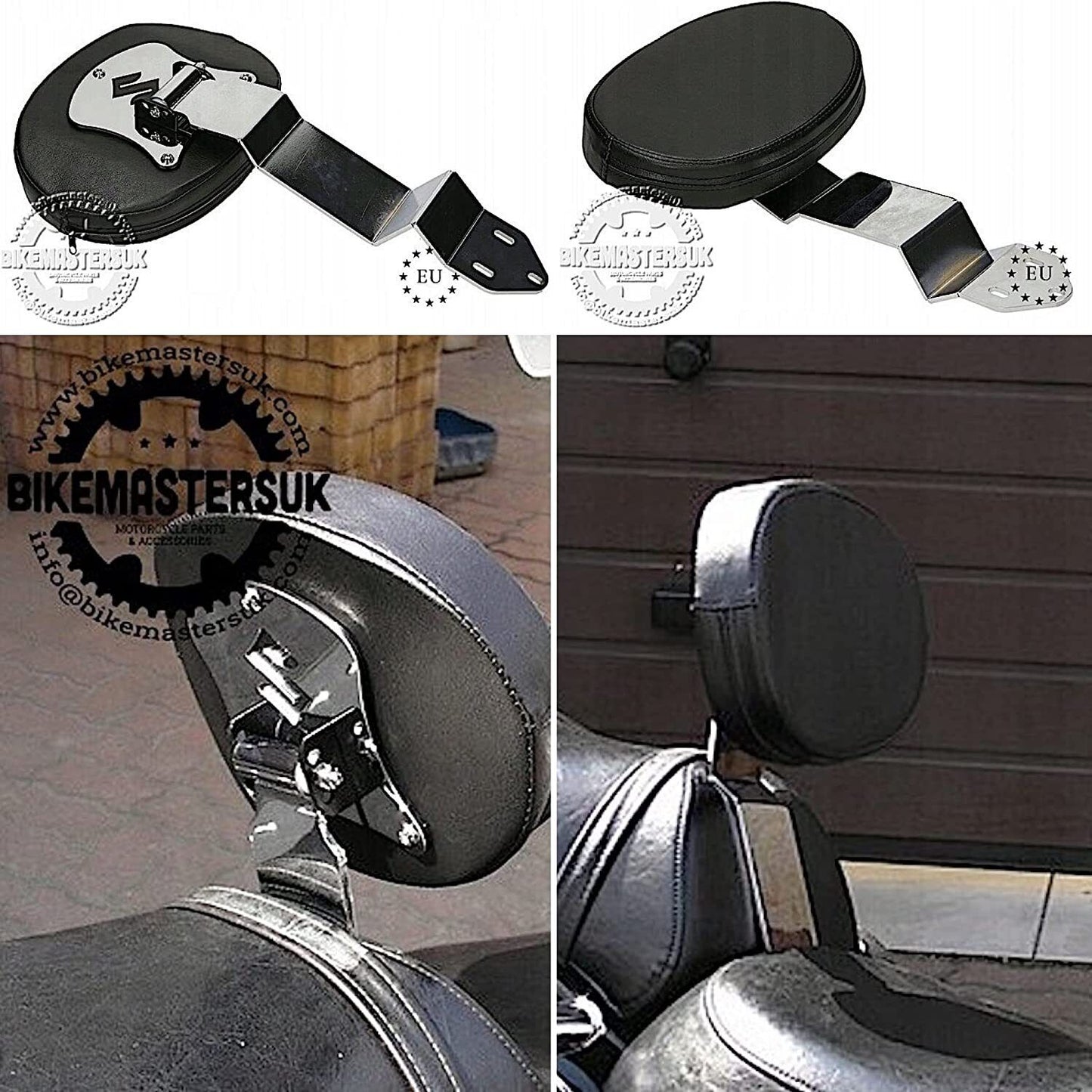 Suzuki VL1500 LC Intruder (08-11) Semi-adjustable Rider Driver Backrest Support