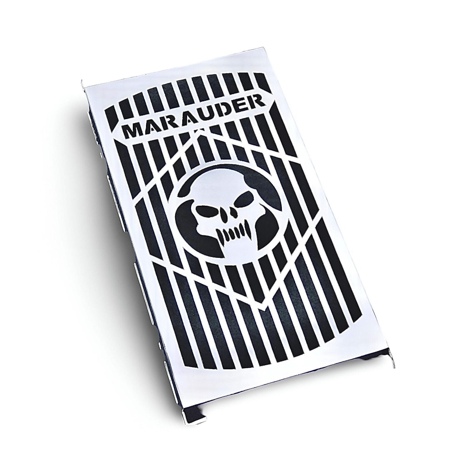 Polished Stainless Steel Radiator Guard Cover for Suzuki VZ 800 Marauder Despera