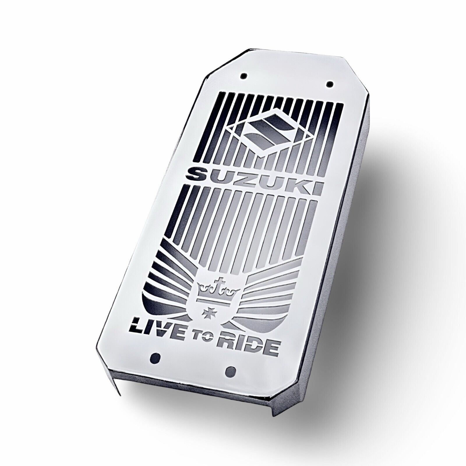Stainless Steel Radiator Guard Cover for Suzuki VS800 Intruder | CROWN
