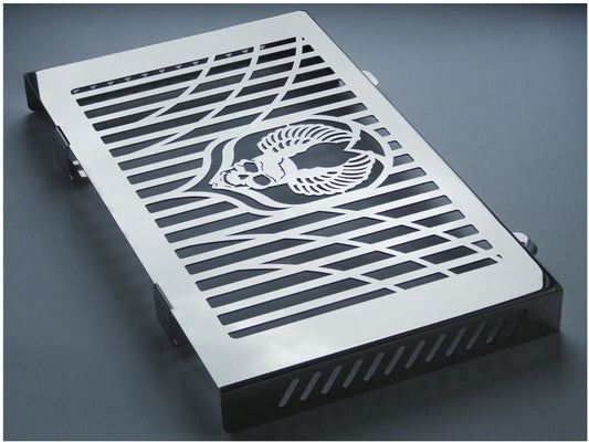 ​Honda CBF1000 Radiator Guard Cover with Skull Design - Protective Grille Shield
