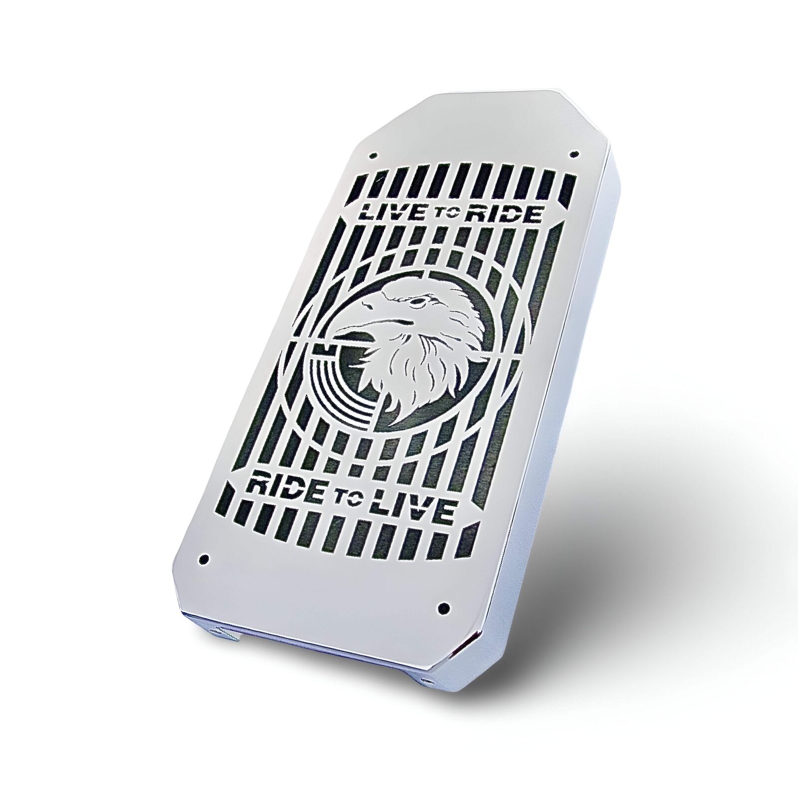 Polished Stainless Steel Radiator Guard Cover for Suzuki VS 600 Intruder | S50 B