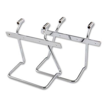 BMUK | Saddlebag Support Bracket Bars for BMW R18 - Chrome panniers support