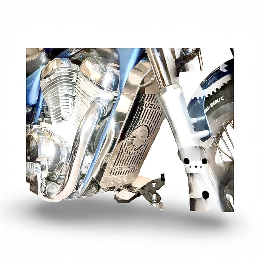 Stainless Steel Radiator Guard Cover for Suzuki VS800 Intruder | EAGLE