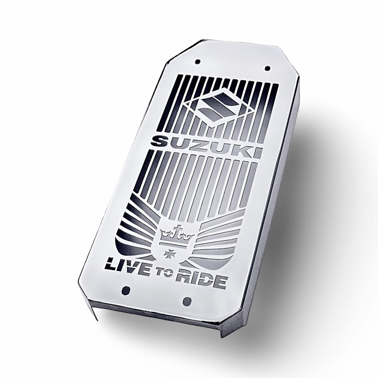 Polished Stainless Steel Radiator Guard Cover for Suzuki VS 800 Intruder | S50 B