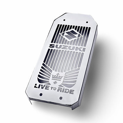 Polished Stainless Steel Radiator Guard Cover for Suzuki VS 800 Intruder | S50 B