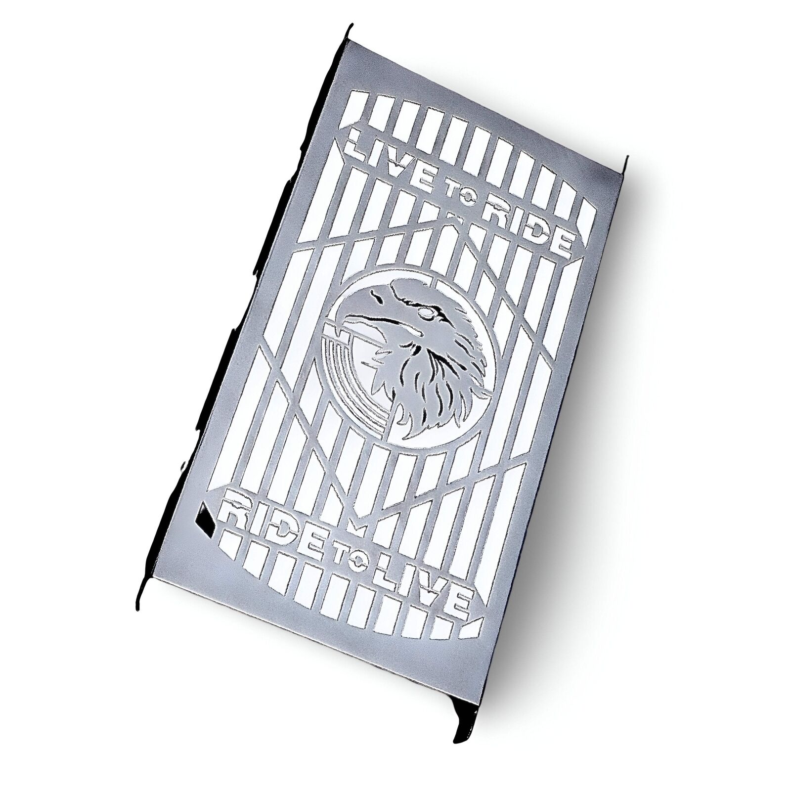 Polished Stainless Steel Radiator Guard Cover for Suzuki VZ 800 Marauder Despera