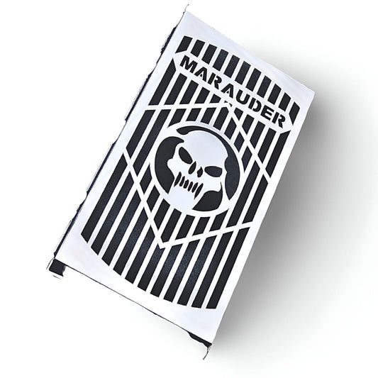 Polished Stainless Steel Radiator Guard Cover for Suzuki VZ 800 Marauder Despera