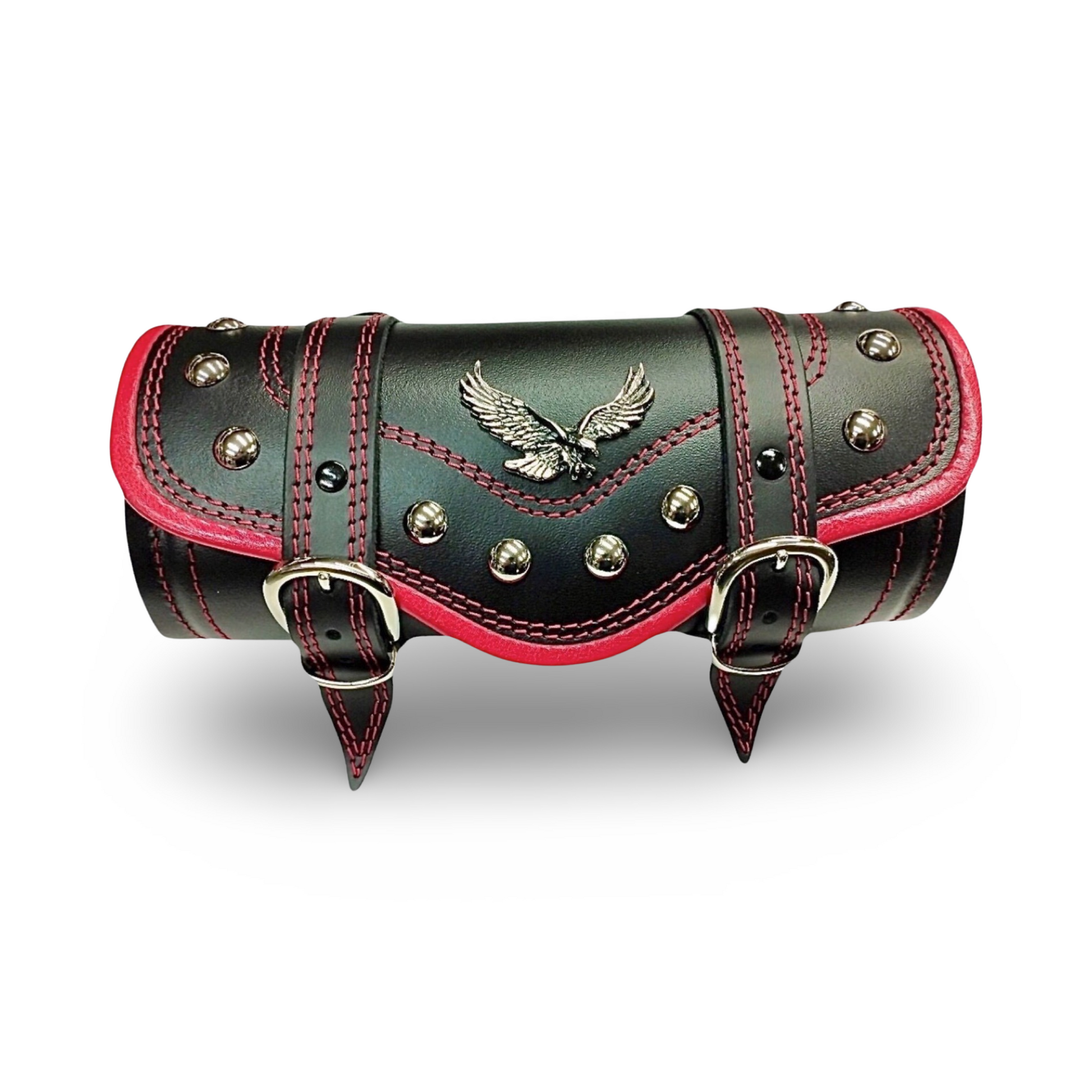 BMUK | Motorcycle handlebar leather tool roll front fork bag case | All models Yamaha | Honda | Suzuki | Kawasaki..... | Products are manufactured in small quantities with attention to detail, therefore, we can guarantee perfect compatibility.
