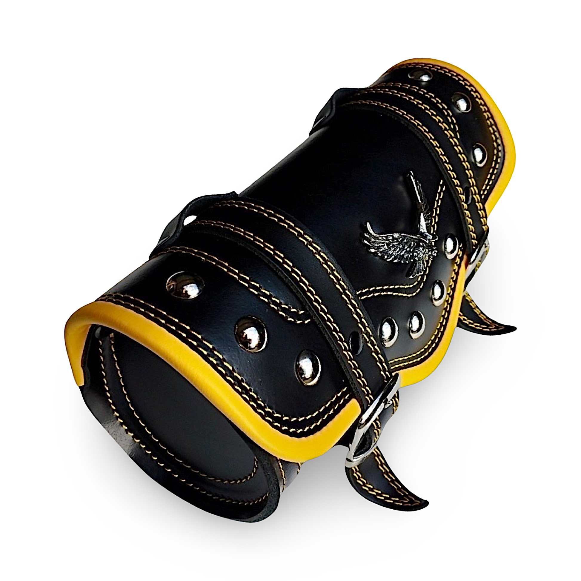 BIKEMASTERSUK | BMUK | Motorcycle handlebar leather tool roll front fork bag case | All models Yamaha | Honda | Suzuki | Kawasaki | Products are manufactured in small quantities with attention to detail, therefore, we guarantee perfect compatibility.