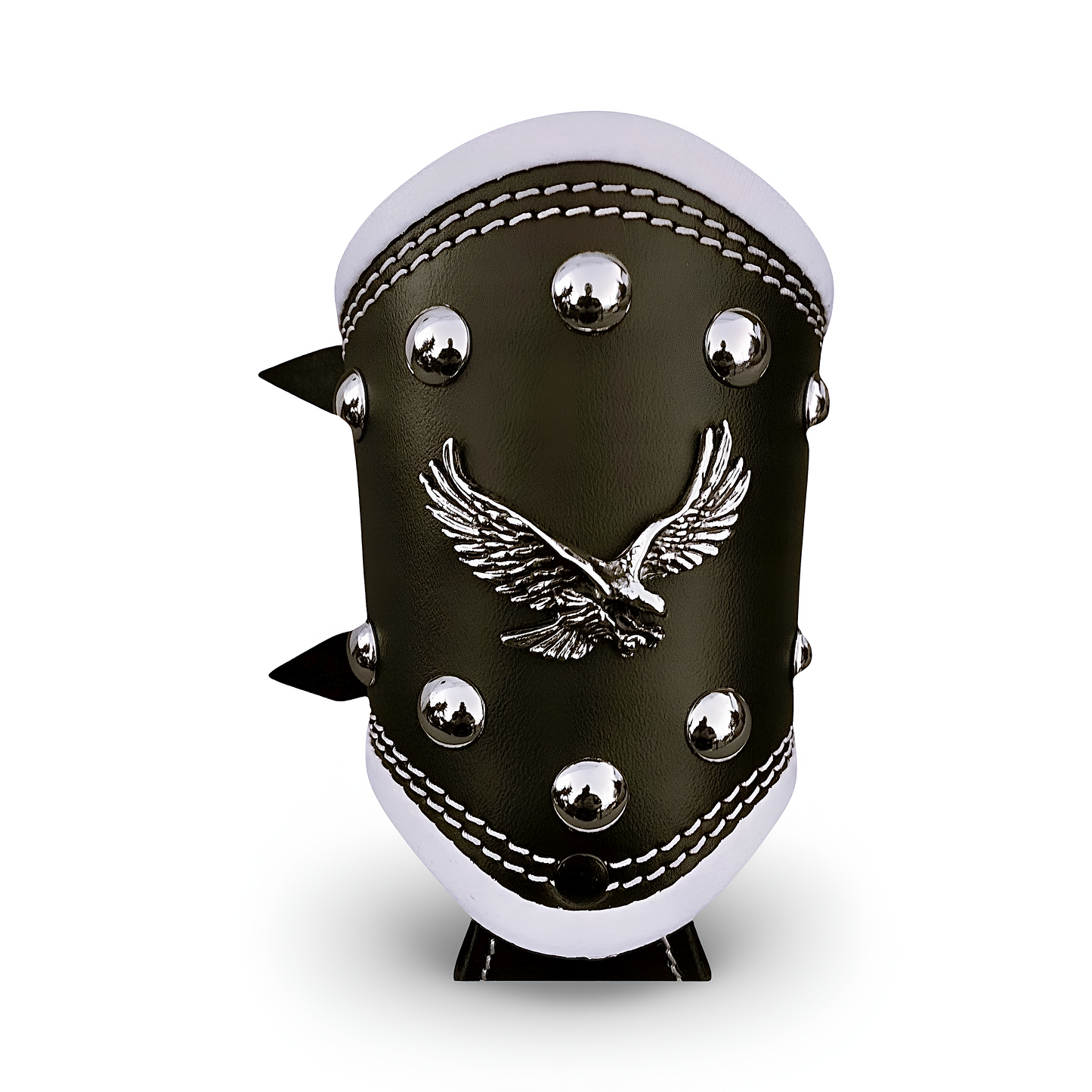 BMUK | Motorcycle leather drink cup can bottle water holder | Fits all models Yamaha | Honda | Suzuki | Kawasaki | Triumph | Products are manufactured in small quantities with attention to detail, therefore, we can guarantee perfect compatibility.