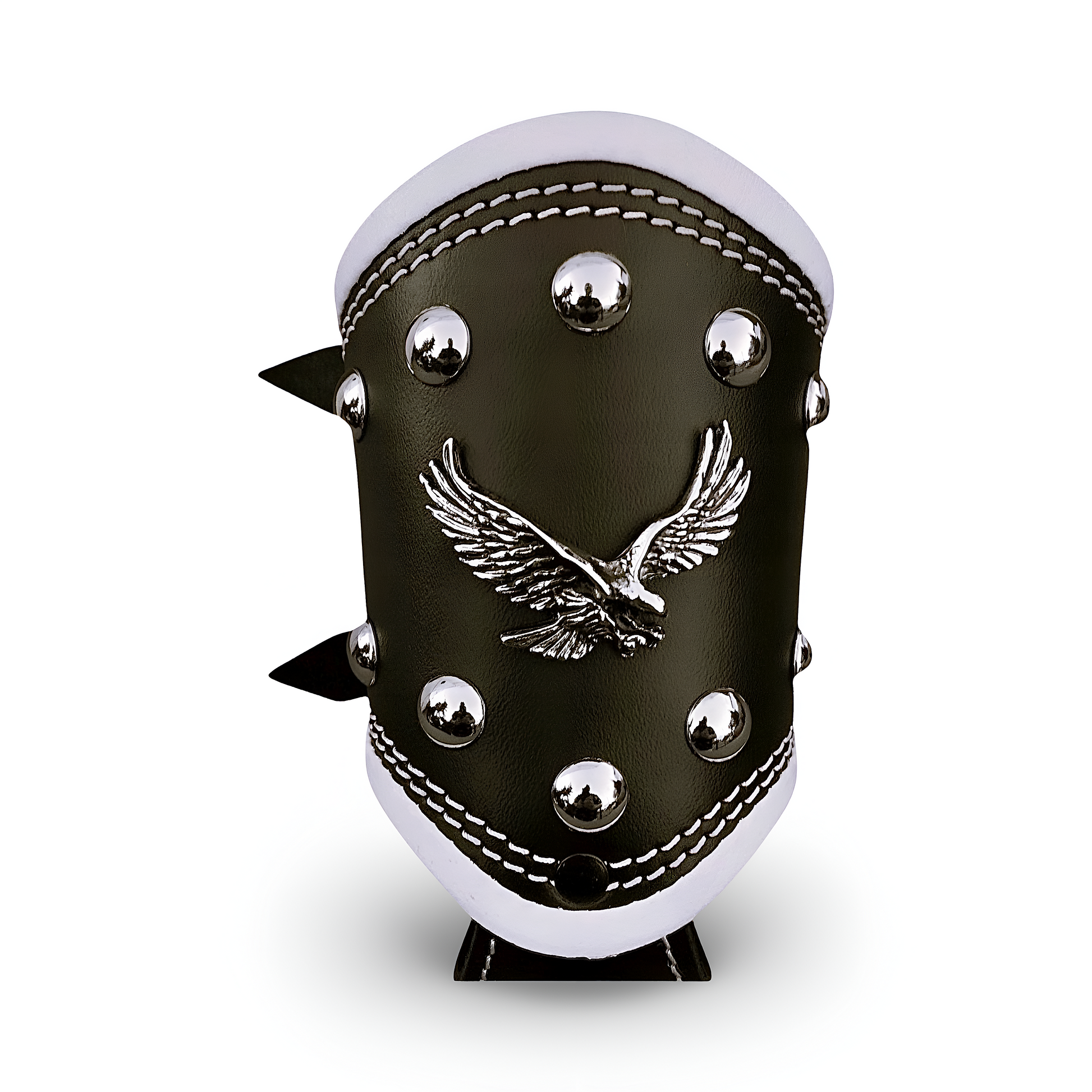 BMUK | Motorcycle leather drink cup can bottle water holder | Fits all models Yamaha | Honda | Suzuki | Kawasaki | Triumph | Products are manufactured in small quantities with attention to detail, therefore, we can guarantee perfect compatibility.