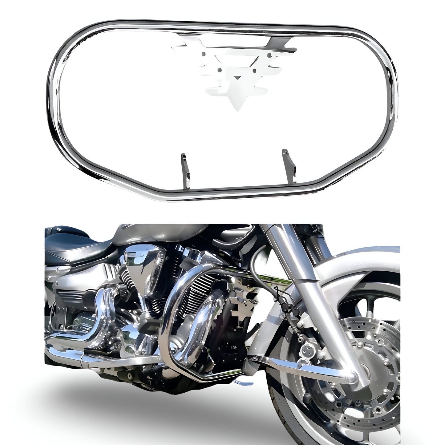 Yamaha XV 1900 Midnight Star - Klassischer Sturzbügel-Motorschutz