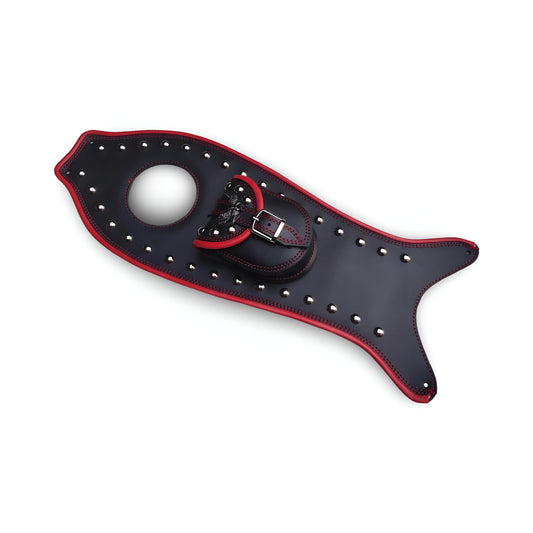 Leather Tank Panel - YAMAHA XVS 1300 A MIDNIGHT STAR (V STAR) | RED