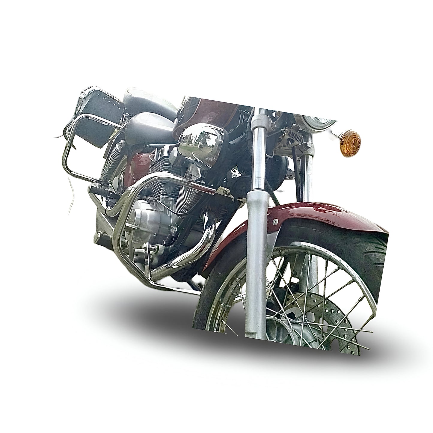 Yamaha XV 125 | XV 250 Virago – Klassischer Sturzbügel | Hochwertiger Motorschutz aus Stahl | Langlebiger Motorradschutz