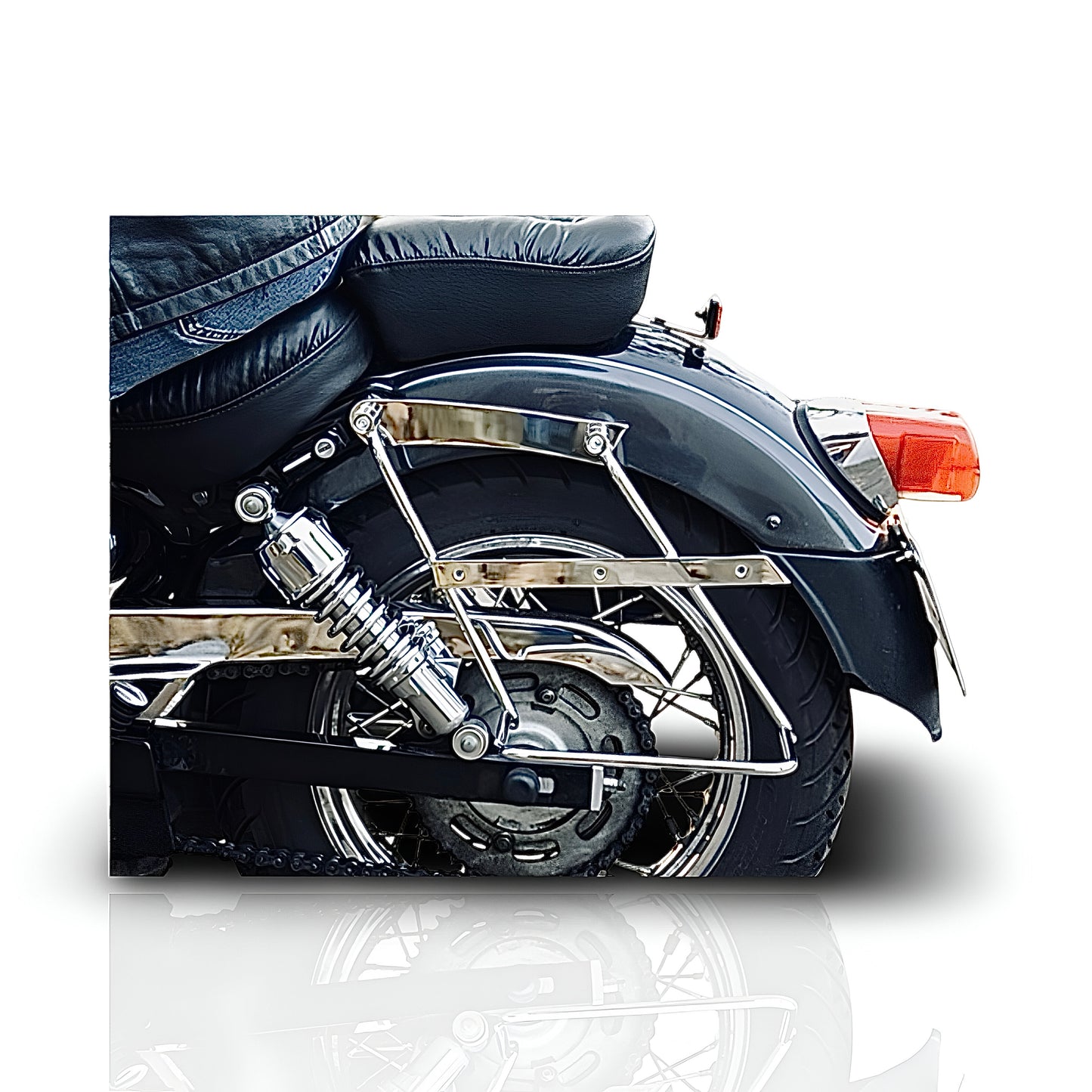 Yamaha XV 125 / XV 250 Virago Zadní nárazové tyče Sedlové brašny Sada chráničů kufrů
