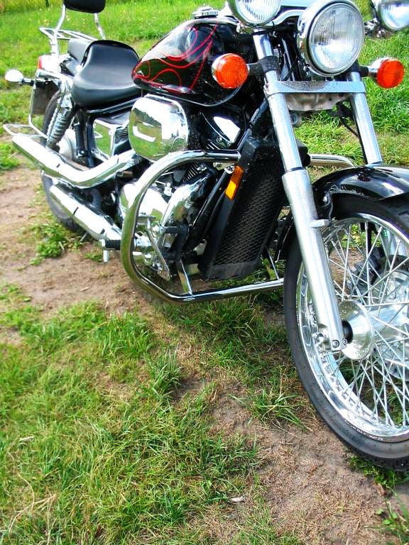 HONDA VT 750 SPIRIT (2007-) KETTENANTRIEB - Klassischer Sturzbügel | Hochwertiger Motorschutz aus Stahl | Langlebiger Motorradschutz