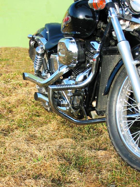 Custom Crash Bars Engine Guard for Honda VT 750 Spirit RC48 Black Widow