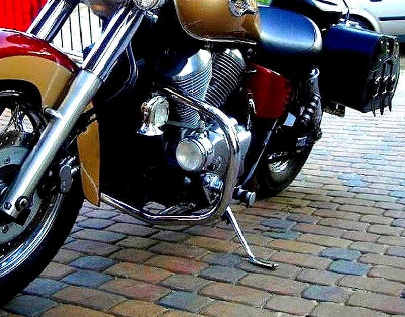 HONDA SHADOW VT 750 C2 (RC 44), 97-03, KETTENANTRIEB - Klassischer Sturzbügel | Premium-Motorschutz aus Stahl | Langlebiger Motorradschutz