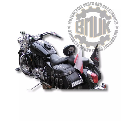 Semi-Adjustable Rider Backrest - Honda VT 1100 Shadow C3 Aero