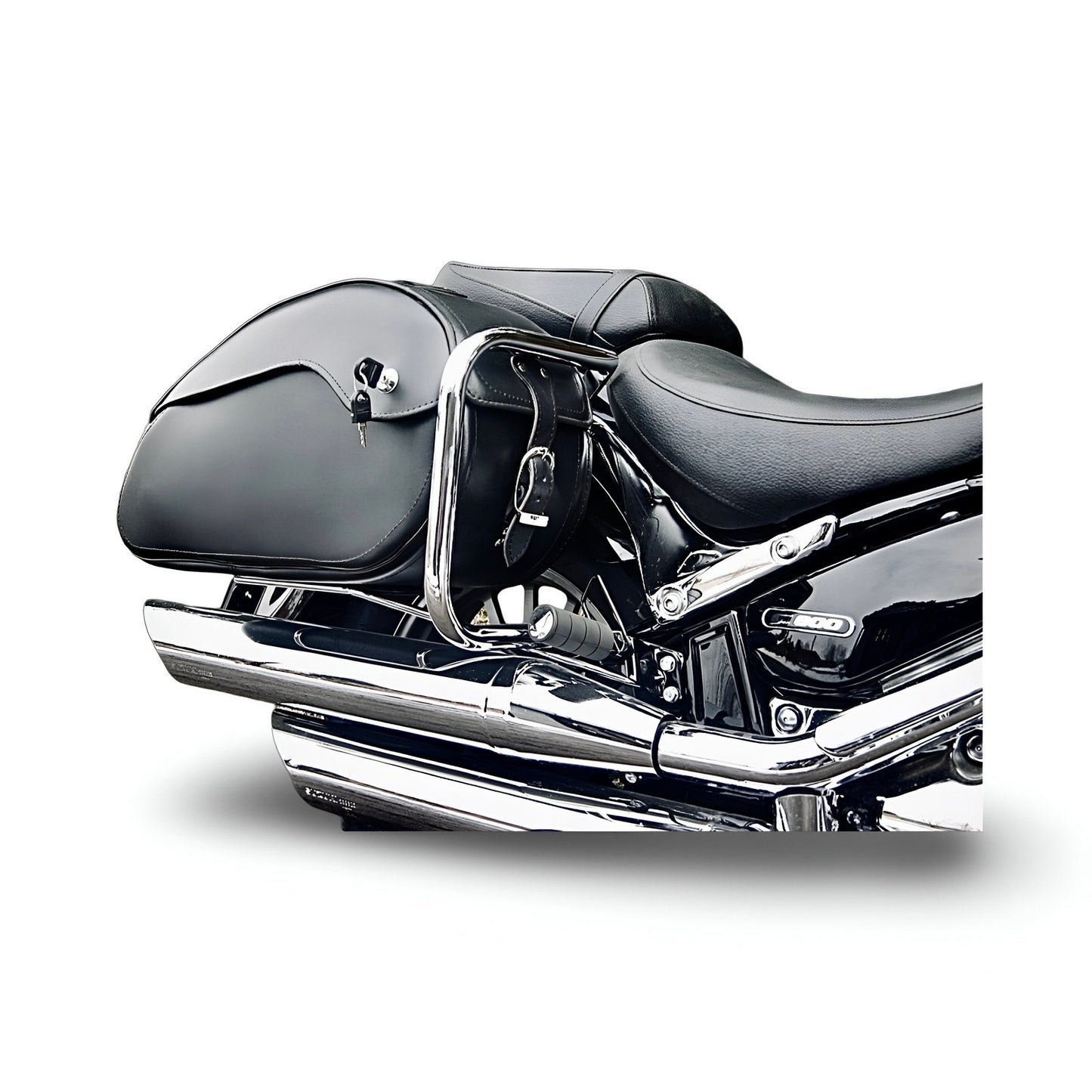 Rear Crash Bars for Suzuki C 800 Intruder (C 80 Boulevard) – Saddlebags & Pann