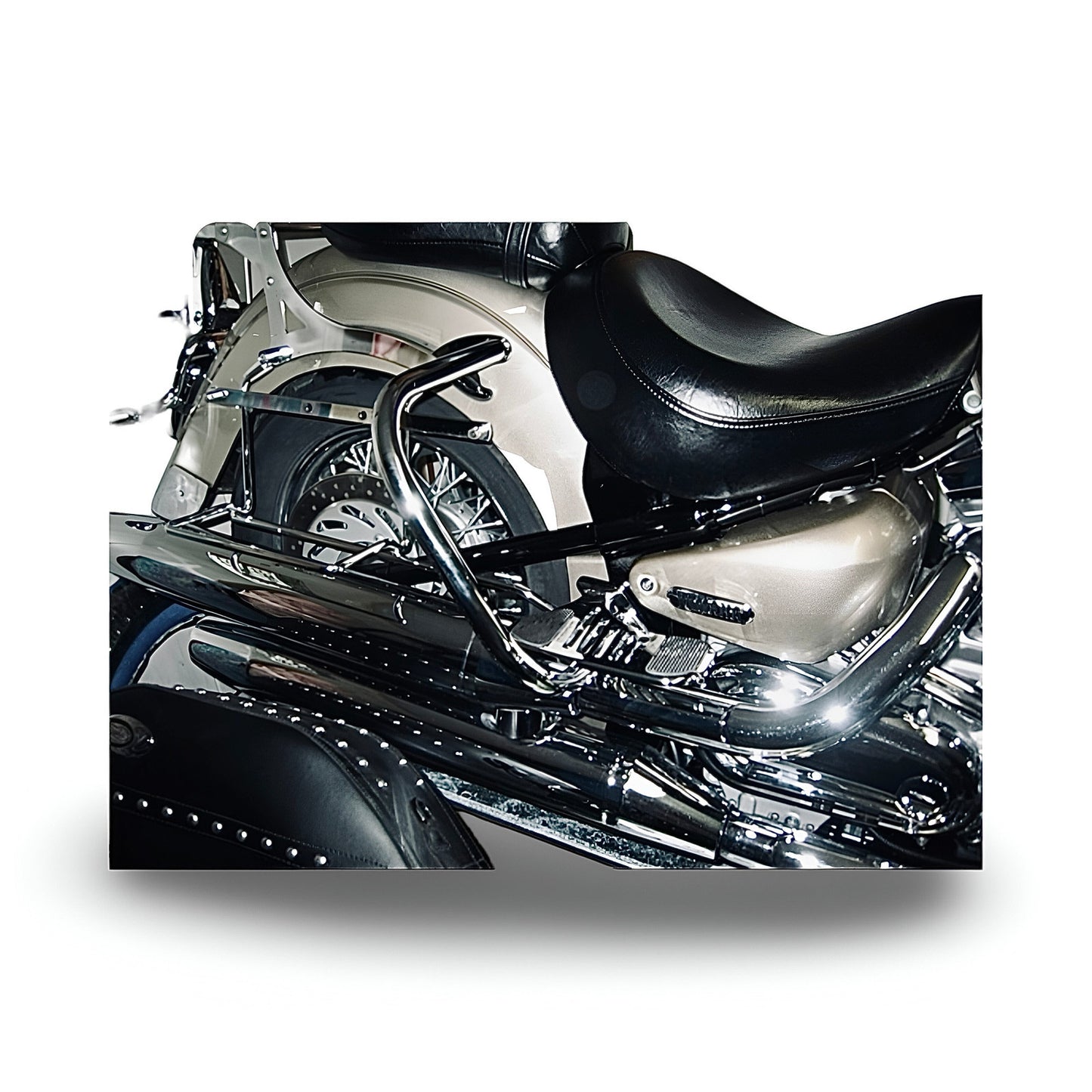 Rear Crash Bars - Yamaha XV 1600 A Wild Star Road star – Saddlebags & Pannie